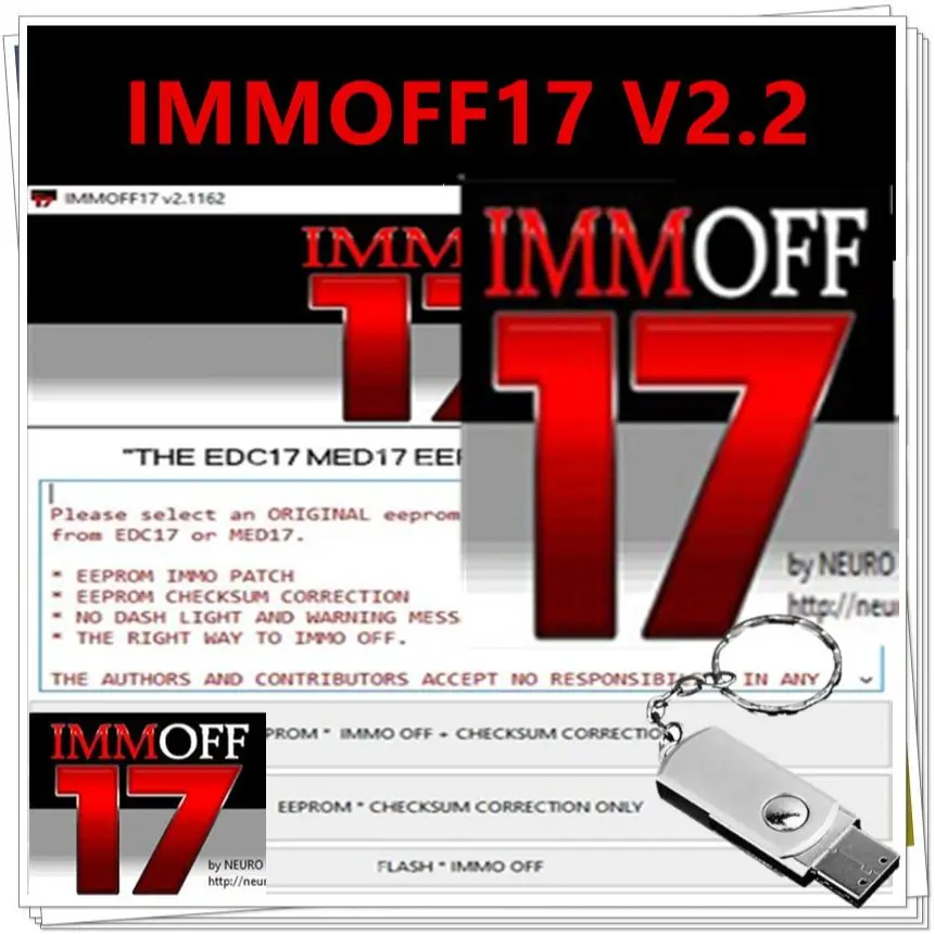 Newest IMMOFF17 Software EDC17 Immo Off Ecu Program NEUROTUNING Immoff17 Disabler Download and install video guide