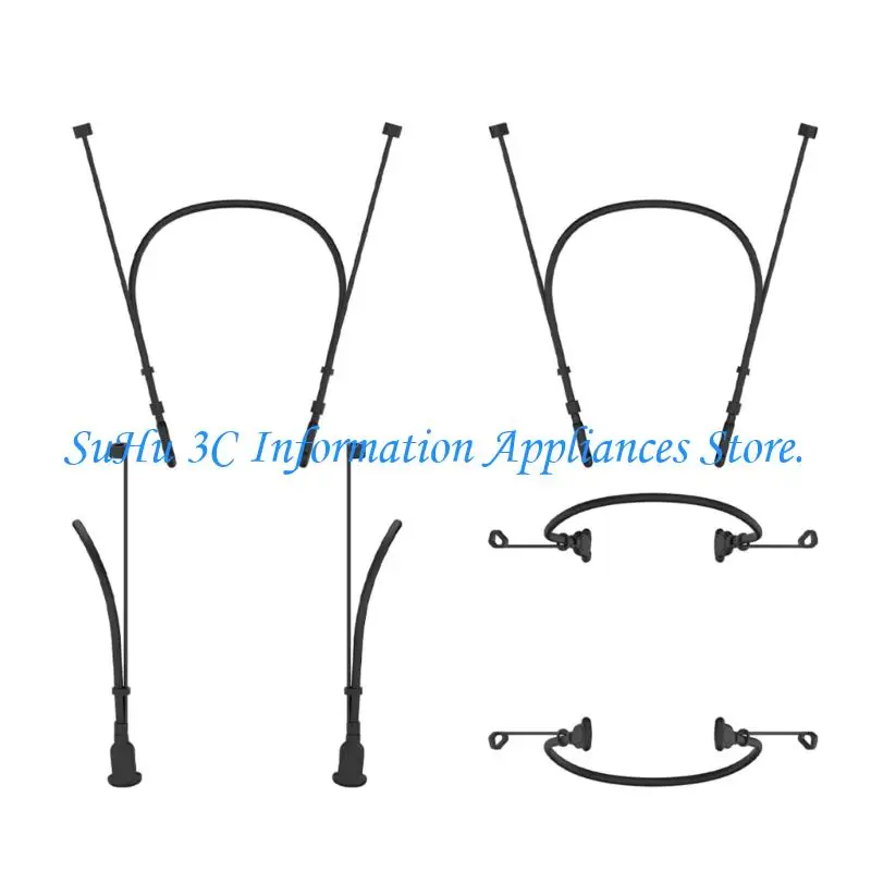 

Ремни для быстрого крепления, предотвращающие потерю беспроводных наушников. Простая установка, не требуются инструменты. для