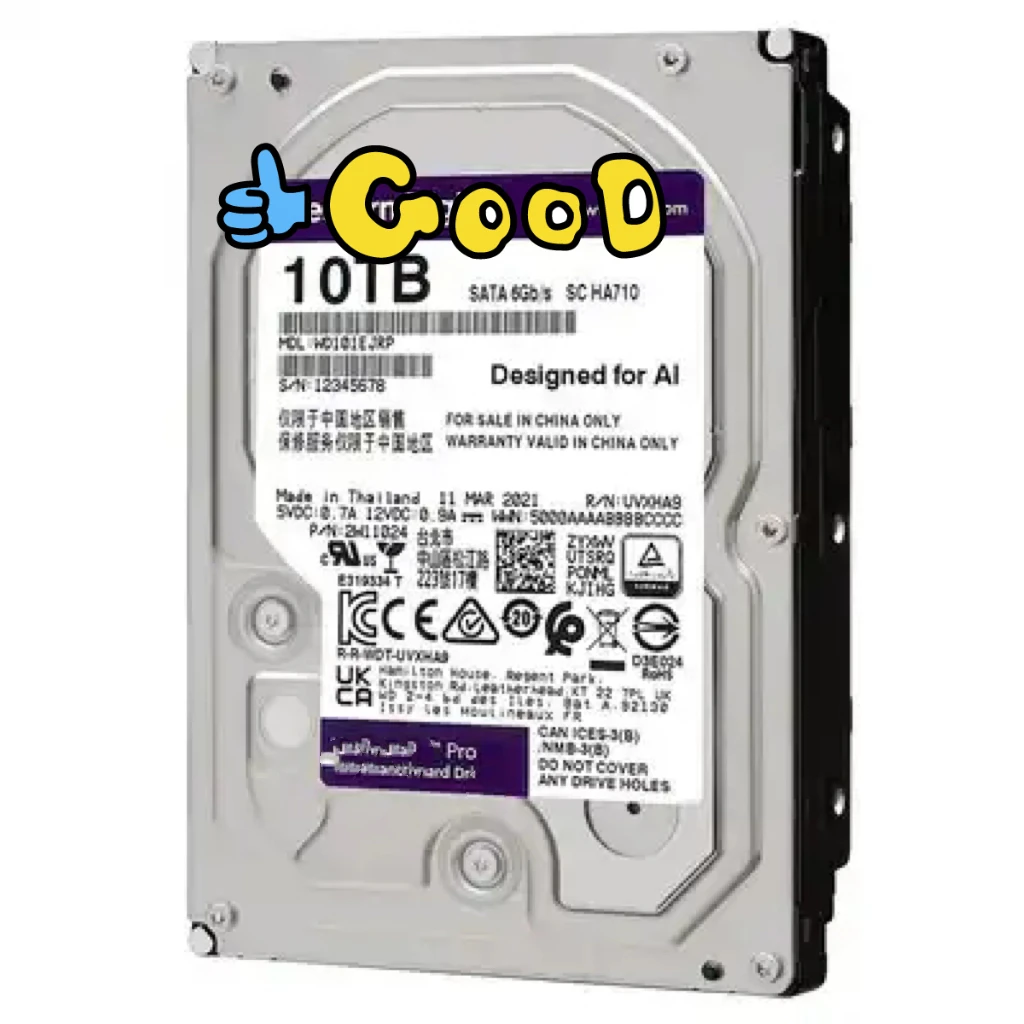 WD Purple 10TB 3.5