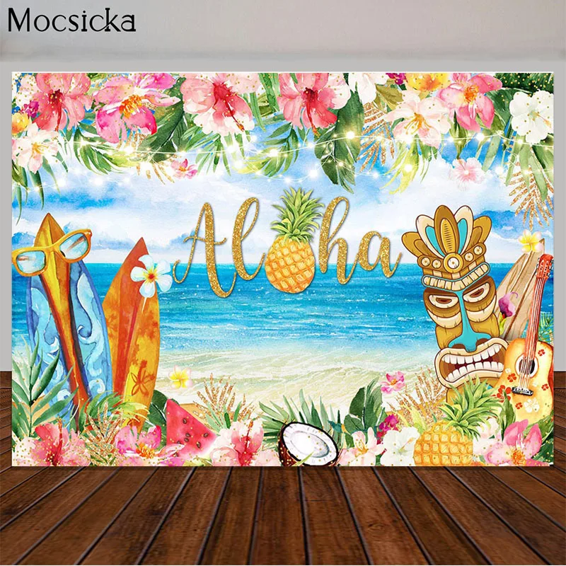 Flamingo Merah Muda Gadis Ulang Tahun Pertama Fotografi Latar Belakang Bunga Daun Hijau Tropis Fotografi Latar Belakang Alat Peraga Foto Nanas