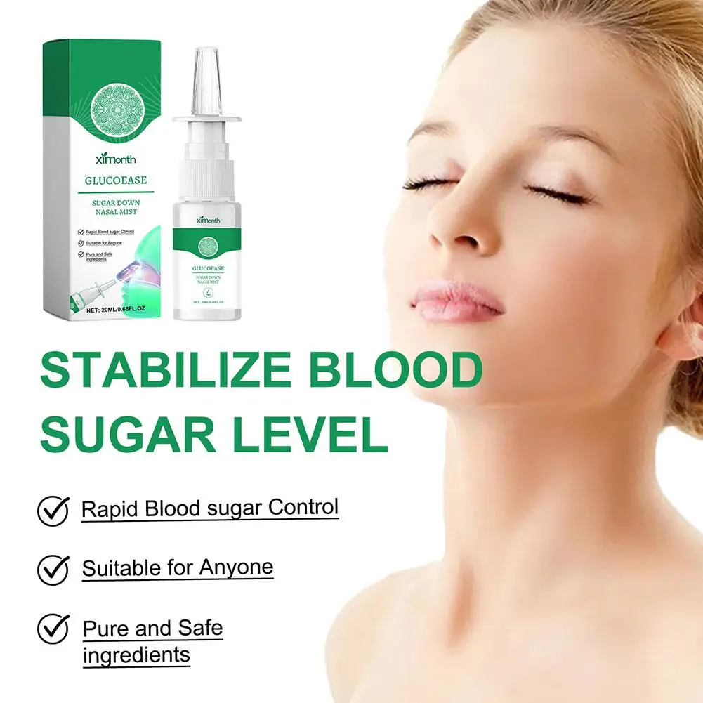 5PCS 20ml Relief Nasal Spray Hypoglycemic Diabetes Discomfort Treatment Care Oral Cleaning Repair Nasal Spray