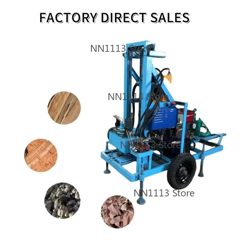 Hot Selling  Hydraulic  Core Drilling Rig Motor High Performance Water Well Mining Use Drilling Machine 180m Depth
