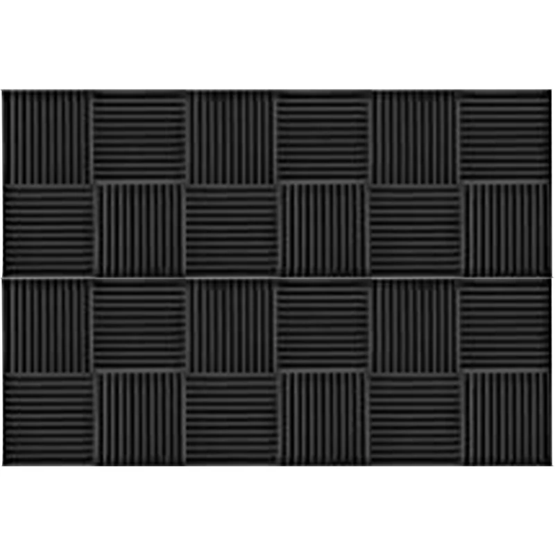 24PCS Sound Absorber Acoustic Foam Sound Insulation Wall Sound Insulation For Podcasts Reduce Noise (30 X 30 X 2.5 Cm)