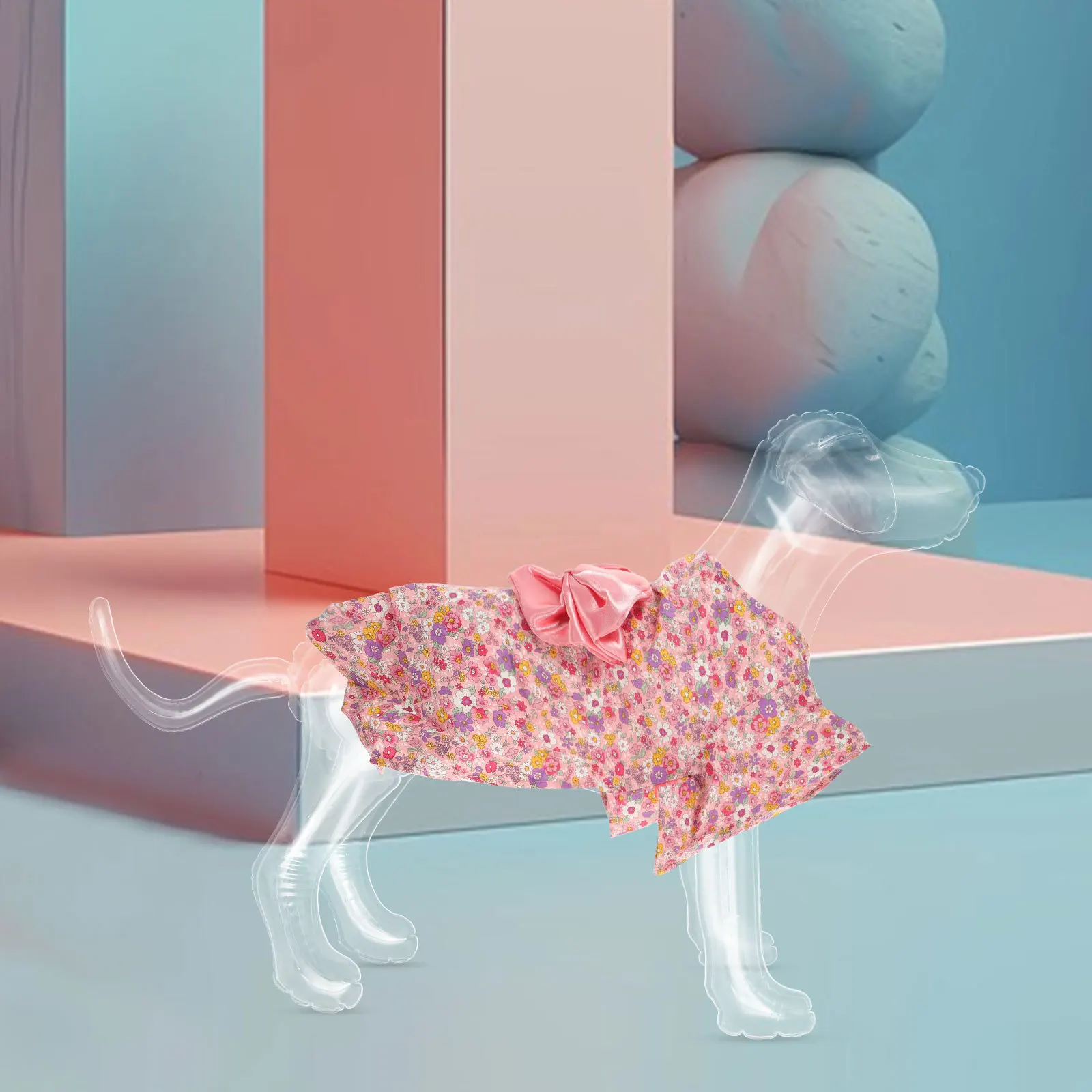 

1 set 1 Set Pet Clothing Dog Shaped Pvc Inflatable Mannequin For Display Stand Pet Shop Decor Dog Clothes Display