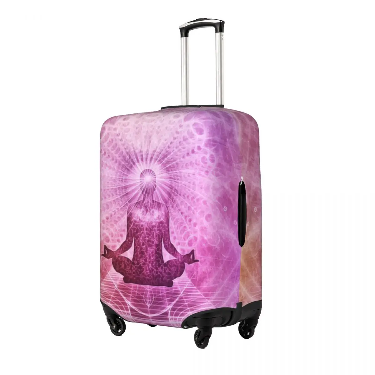 Yoga Buddha Style Print Luggage Protective Dust Covers Elastic Waterproof 18-32inch Suitcase Cover Travel Accessories