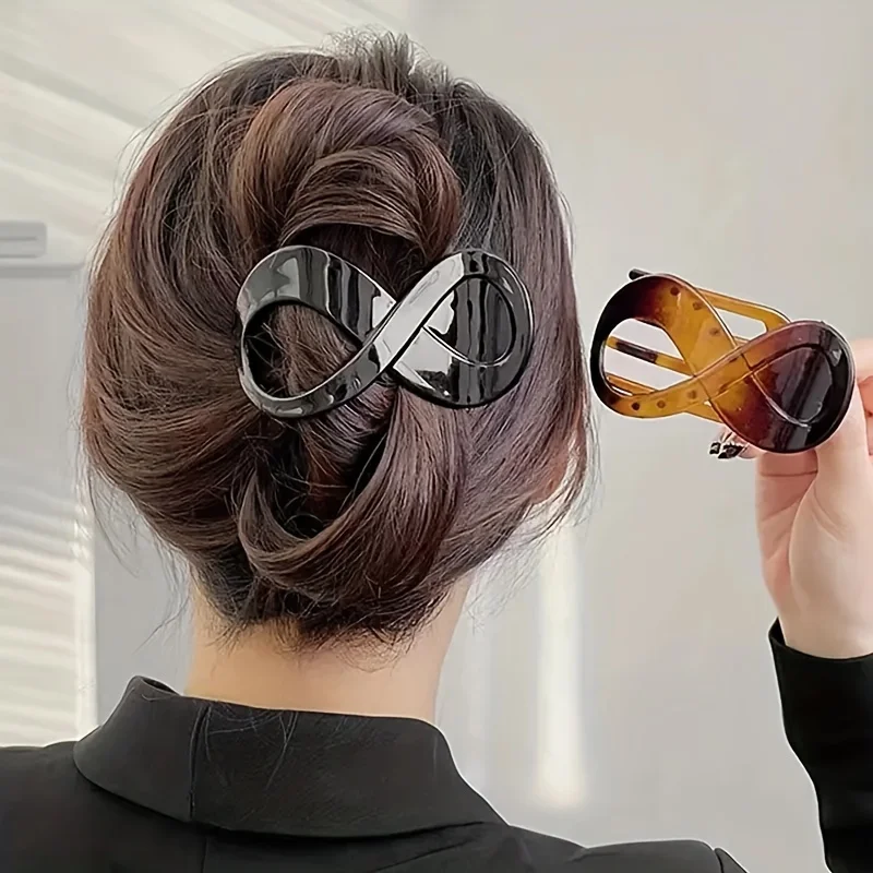 1-4 Pcs Large Hair Clamp Hair Clip Seamless Plastic Duckbill Claw for Women Girls Simple Hairpins Styling Tools Hair Accessories