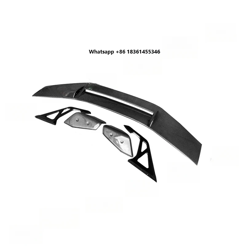 

Real Carbon Fiber Rear Trunk Spoiler Boot Wing Car Exterior Styling Accessory
