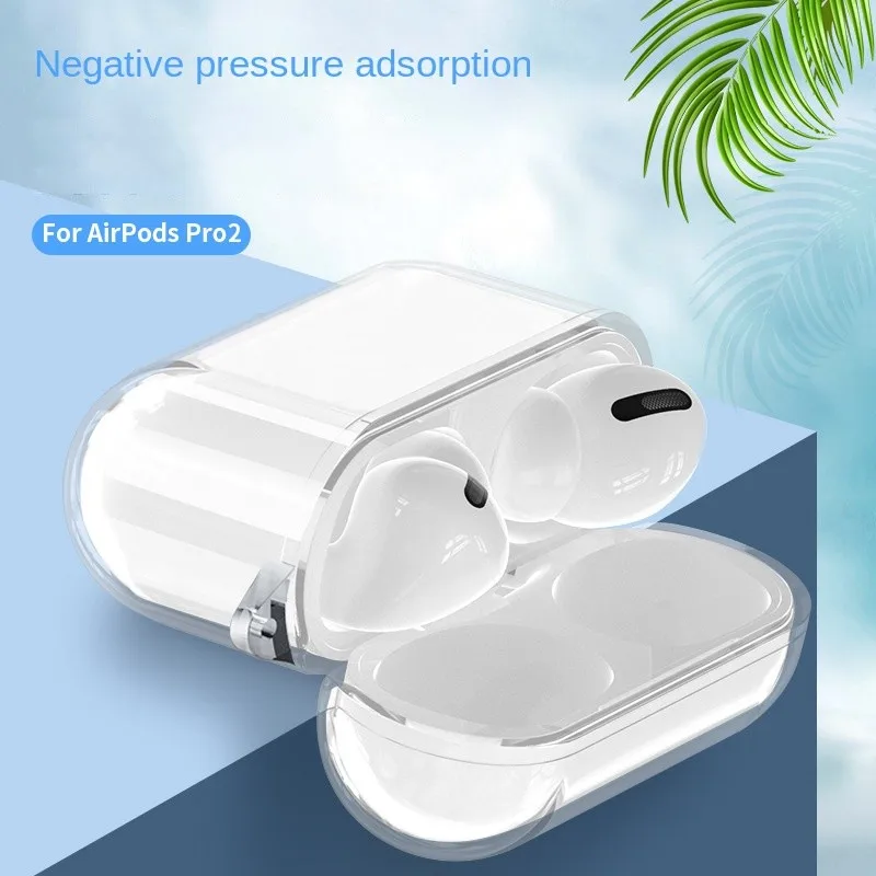 Прозрачный чехол для наушников Airpods Pro 2 поколения 2022 чехол s мягкий прозрачный чехол из ТПУ для Airpods Pro 2 1 3 сумки с брелоком