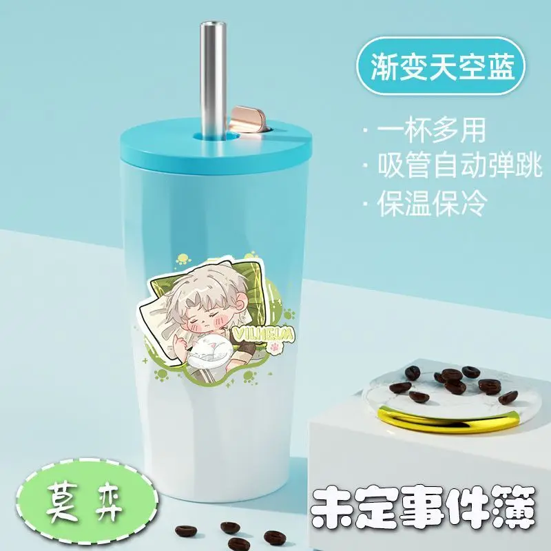 2025 دموع ثيميس أنيمي لعبة كوس أرتيم الجناح فيلهلم لوك بيرس ماريوس للجنسين 18x7 سنتيمتر لطيف 304 الفولاذ المقاوم للصدأ كوب بقشة هدية #5