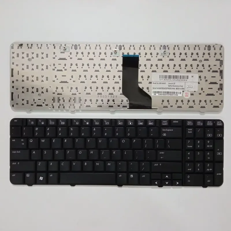 Teclado americano para notebook HP Compaq Presario CQ60 CQ60Z CQ60-211DX