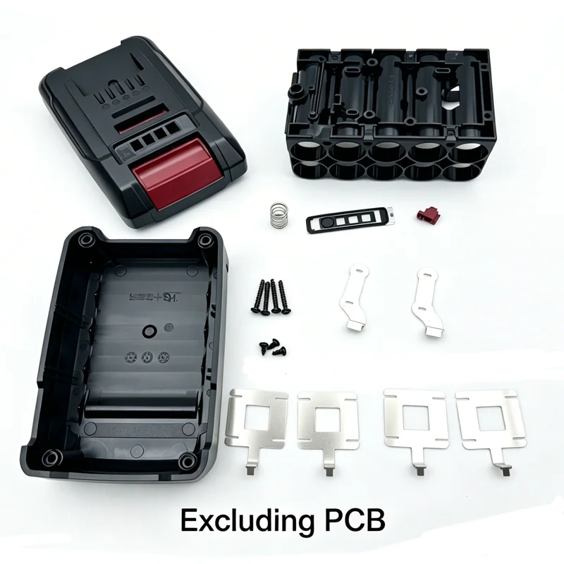 18650 Battery  Plastic Enclosure excluding BMS Circuit Board For Einhell 18V Electric Tool Battery Shell Replacement Accessory
