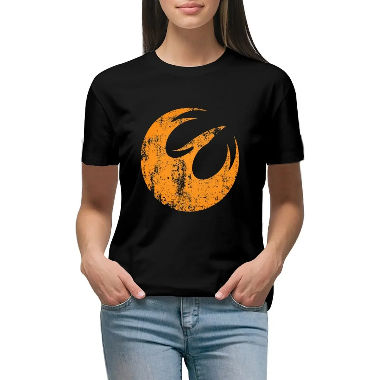 

Phoenix Squad Logo · Distressed T-Shirt customs animal print tees t-shirt dress for Women plus size sexy