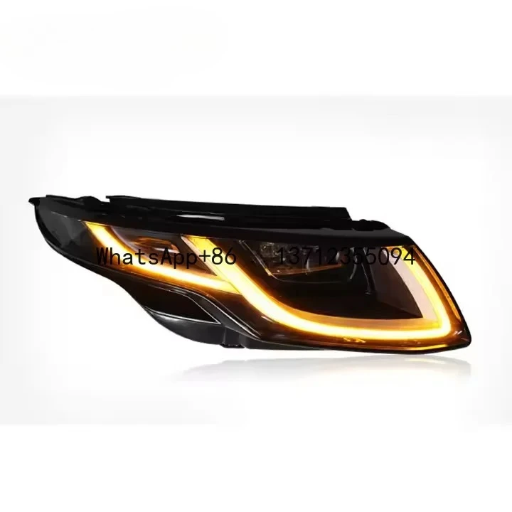 

SJC Headlights Assembly for Range Rover Evoque 2013-2017 Refitted New LED Daytime Running Lights Headlight Plug and Play