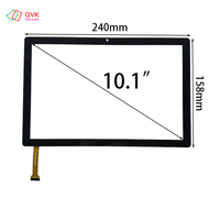 Black 10.1 inch Compatible P/N CX447D FPC-V01 V02 VO1 VO2 Tablet capacitive touch screen digitizer sensor Touch Screen 45Pin