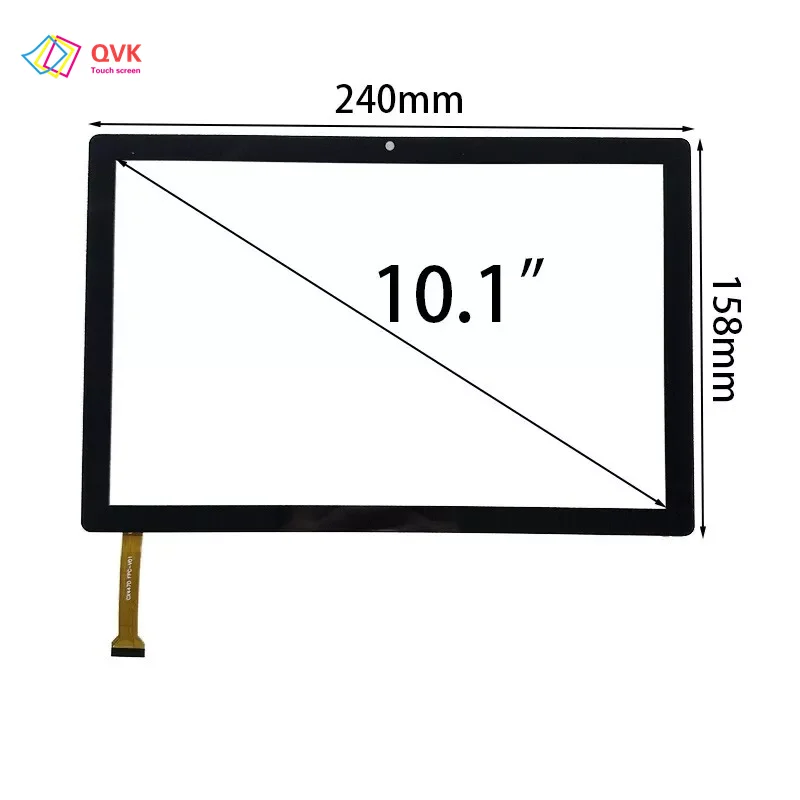 Black 10.1 inch Compatible P/N CX447D FPC-V01 V02 VO1 VO2 Tablet capacitive touch screen digitizer sensor Touch Screen 45Pin