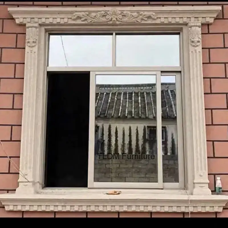 American Roman Column Edging Window Model House Wall Wall Decoration Exterior Window Cover Mold Villa Cement Square Frame Line k