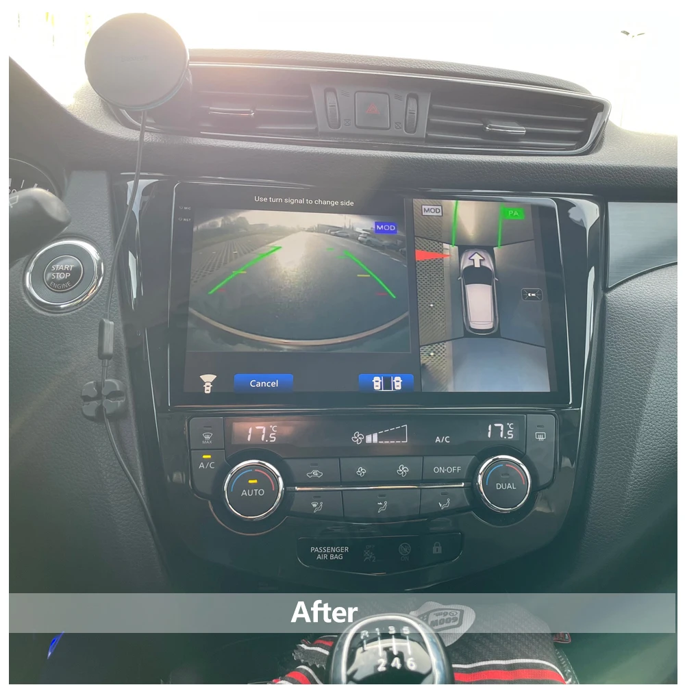 SINOSMART Auto-GPS-Player für Nissan Qashqai J11 X-Trail Rogue 2014–2018 mit werkseitigem OEM NAV-Unterstützung BOSE 360 PA – Detail 8