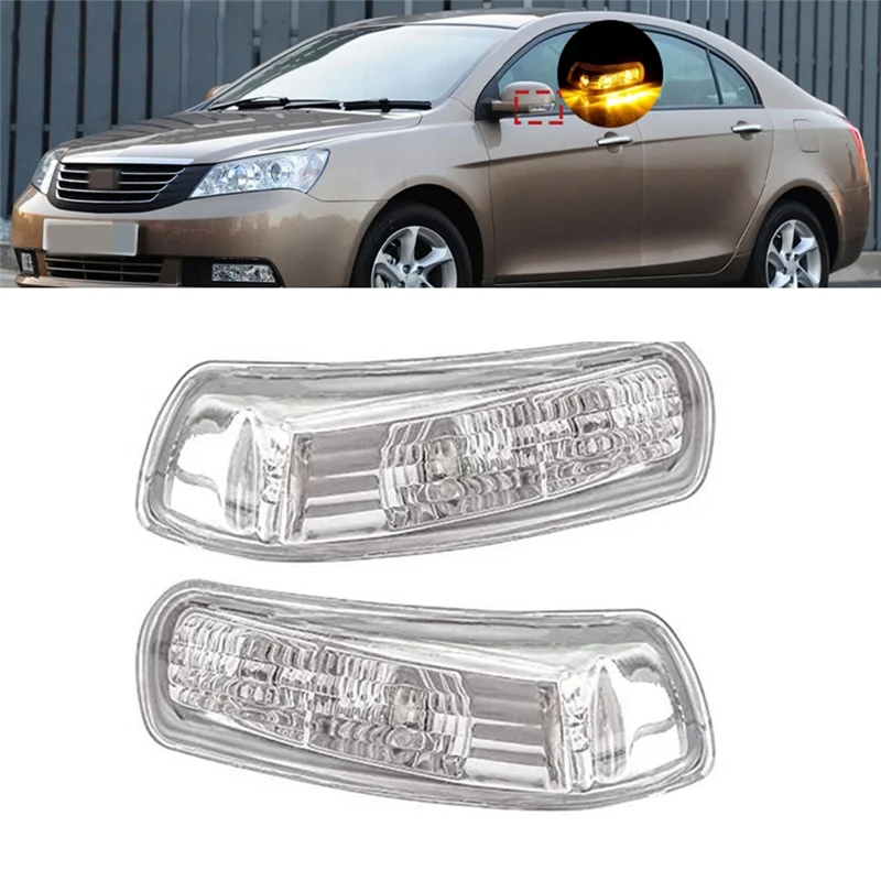 Imagem -02 - Luzes do Espelho Retrovisor Led Sinal de Giro do Espelho Retrovisor da Porta Espelho Lateral Blinker para Geely Emgrand Ec7 Ec715 Ec718 Par