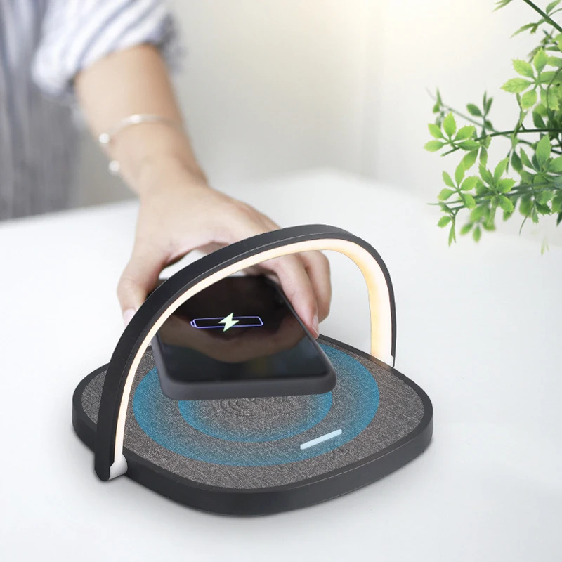 Cmoonfall-Lámpara Led de mesa recargable inalámbrica para teléfono móvil, decoraciones para mesita de noche, dormitorio, hogar de lujo en sala de estar