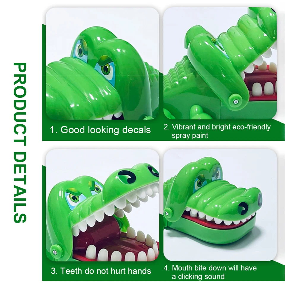 Jeu Action Enfant Schnappix Crocodile – Jeu De Dents Qui Claquent ! Le Classique Du Dentiste Revisité