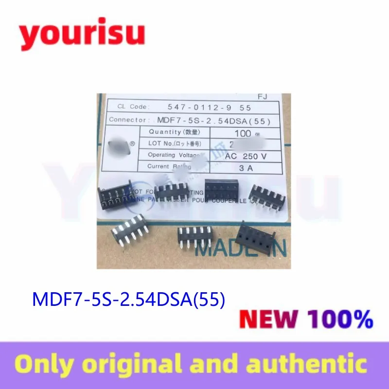 1-10 Peças/Lote Conector MDF7-5S-2.54DSA (55) Conector Placa a Placa e Mezanino MDF7-5S-2.54DSA 5P 2.54mm