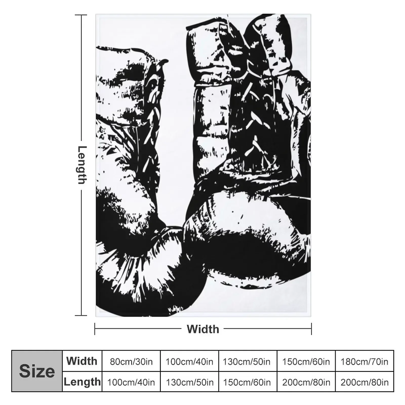 Boxing Gloves Throw Blanket halloween for babies Luxury St Quilt Flannel Thermals For Travel Blankets