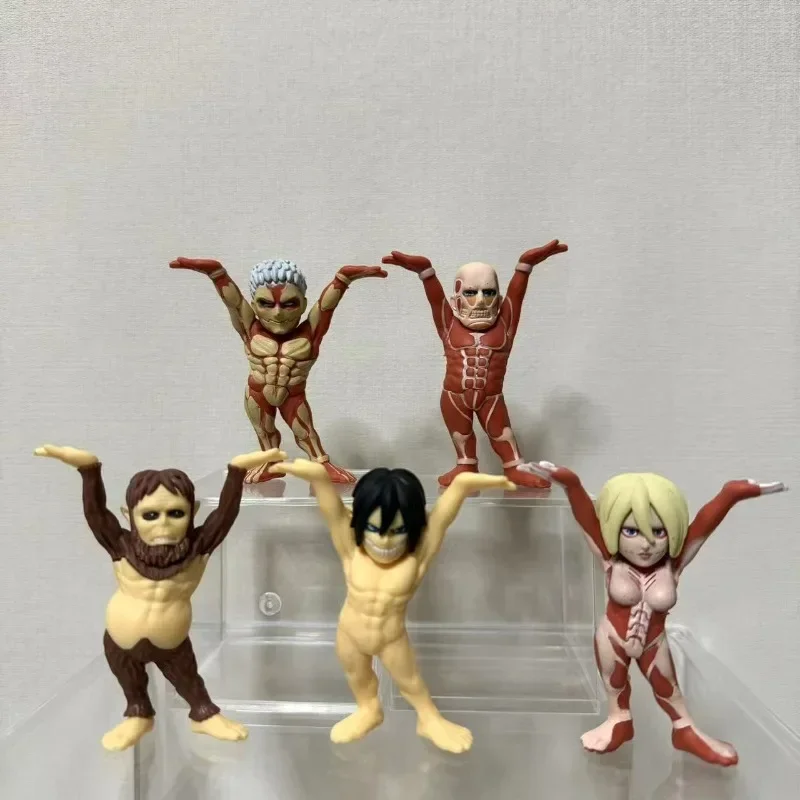 Figurka Akcji Atak Tytanów Pancerny Tytan Kolosalny Figurka Anime Damska Model Ozdoby Zabawki