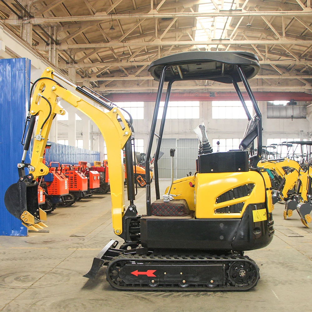 YG-18W Multi-function Mini Excavator 1.8 Ton Mini Digger For Construction Small Crawler Farm Excavators Customized Fast Delivery
