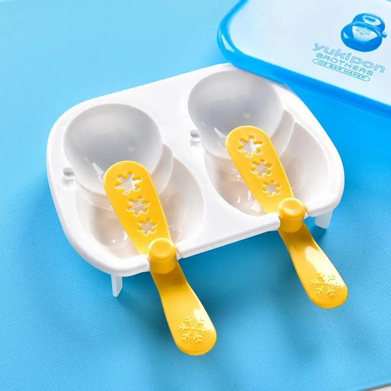 Popsicle Maker Mold Set Popsicle Maker Ice Cream Molds Popsicle Maker 2 Cavity Easy Release For Pop Molds