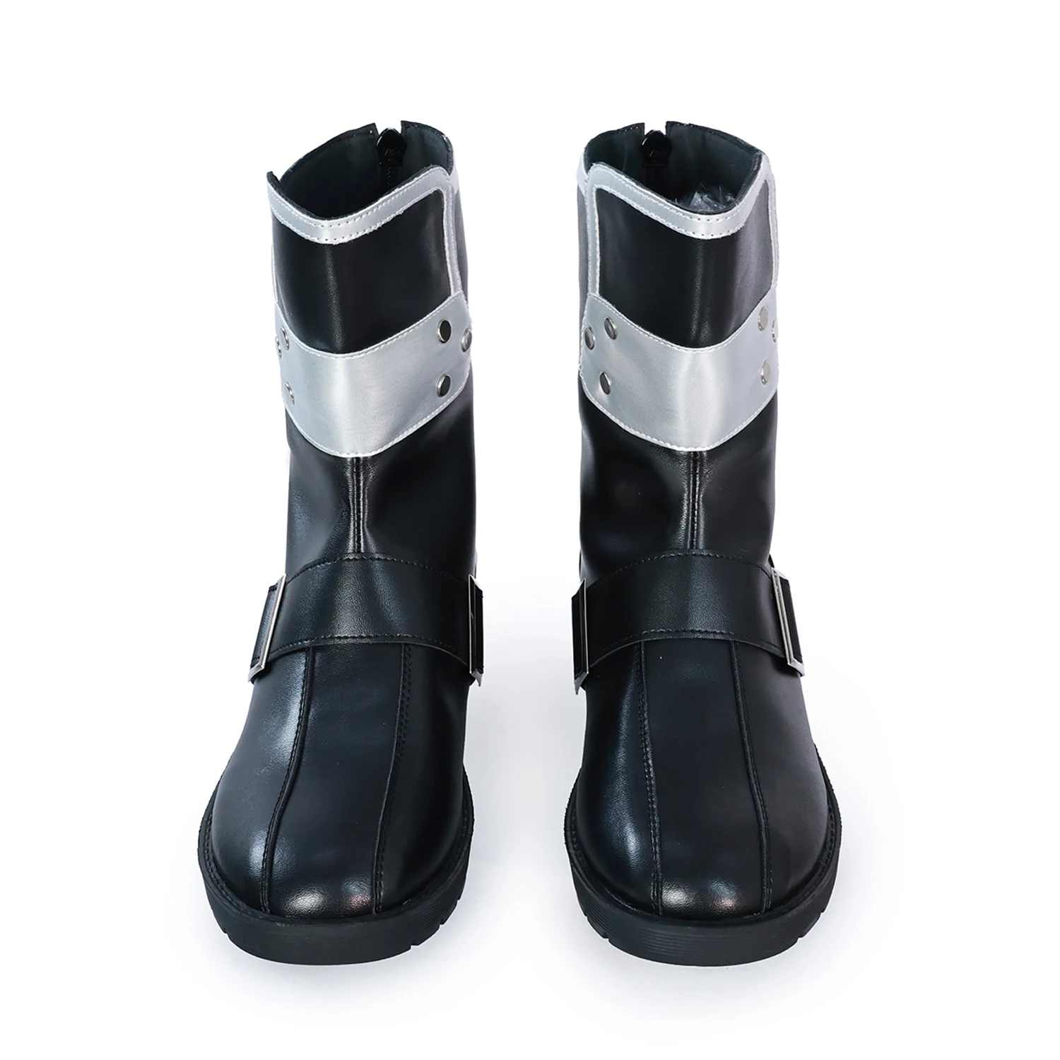 Kirito Cosplay Schoenen Anime Sword Art Online Kirigaya Kazuto Rollenspel Zwarte Kunstleren Laarzen Voor Mannen