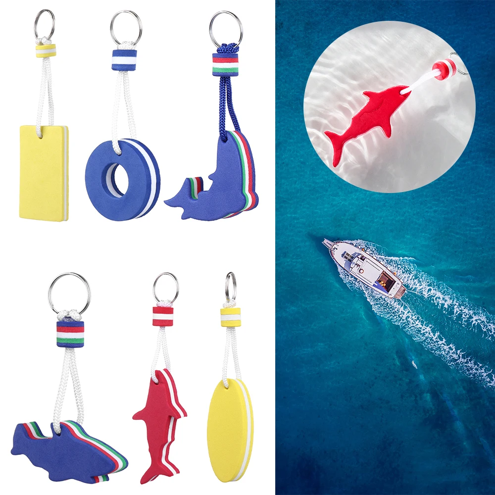 Outdoor Rowing Inflatable Boats Boating Sea Key Pendant Sailing Fishing Keyring Water Floating Keychain Pool Parts