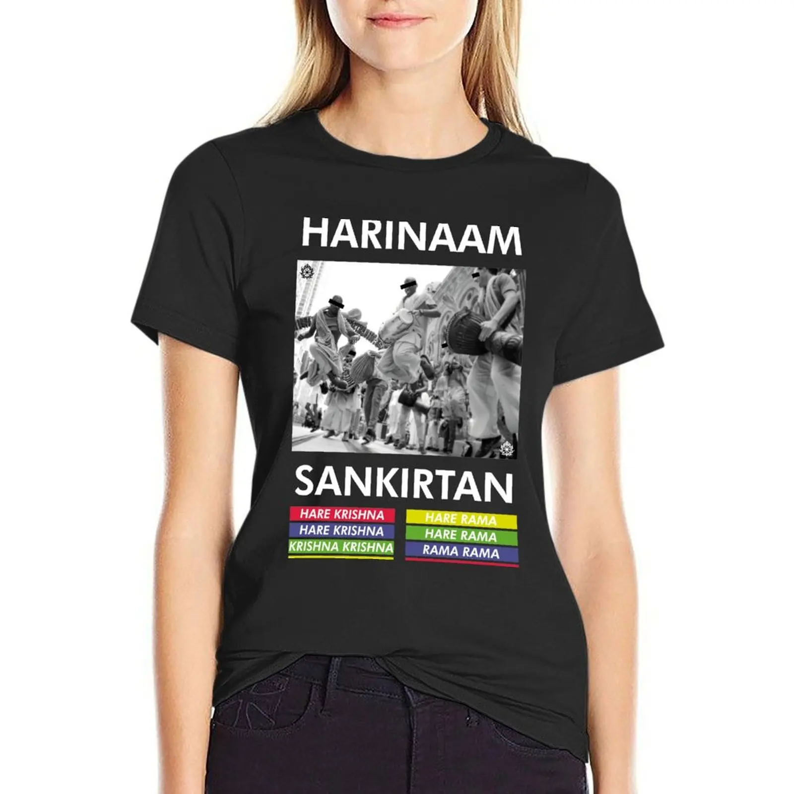 Harinaam Sankirtan T-Shirt heavyweights anime clothes quick drying lady clothes t-shirts for Women pack