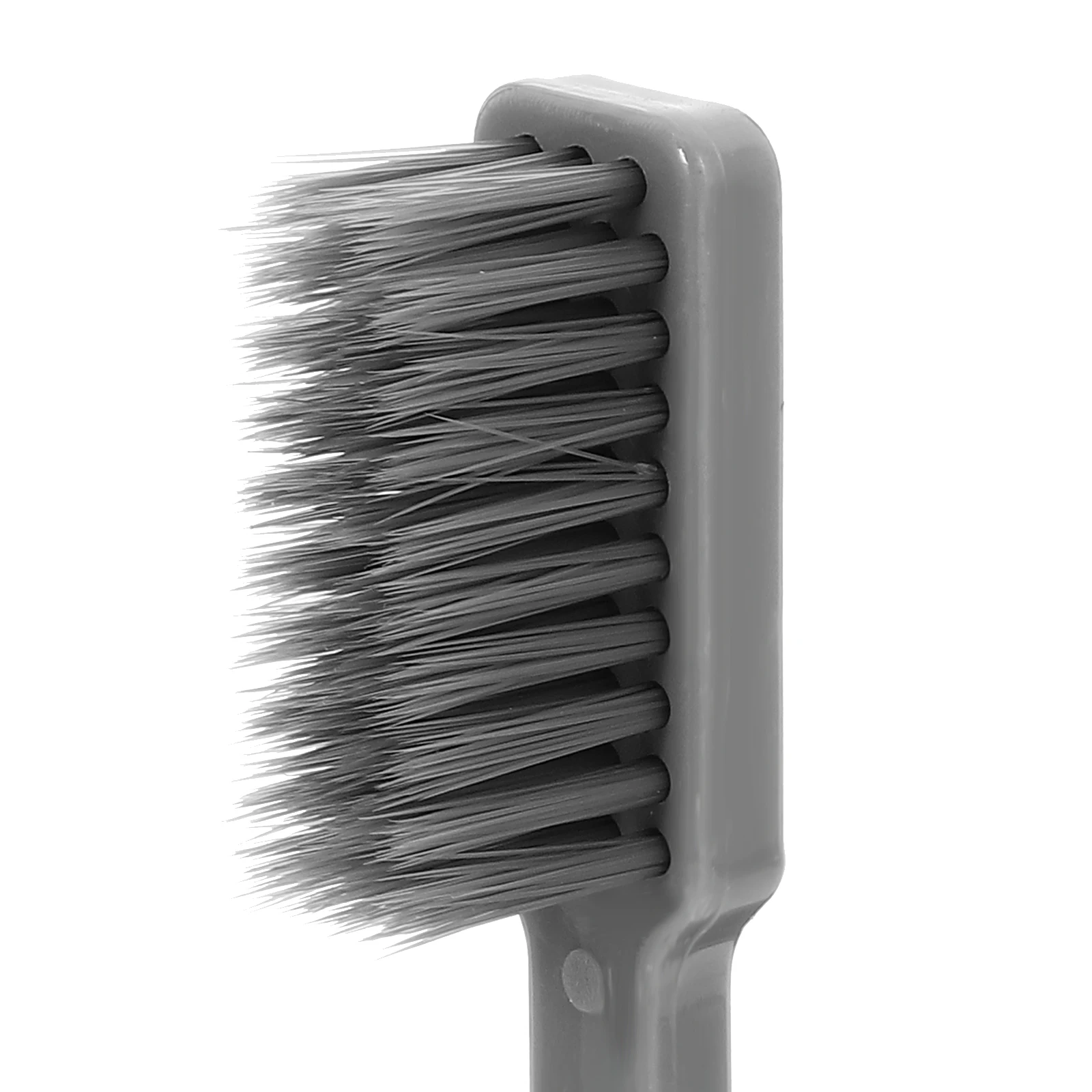 

10pcs Portable Dustproof Toothbrush Soft Bristles Gray Travel Size Mini Set Folding Protective Case Toothbrush Travel Kit Oral