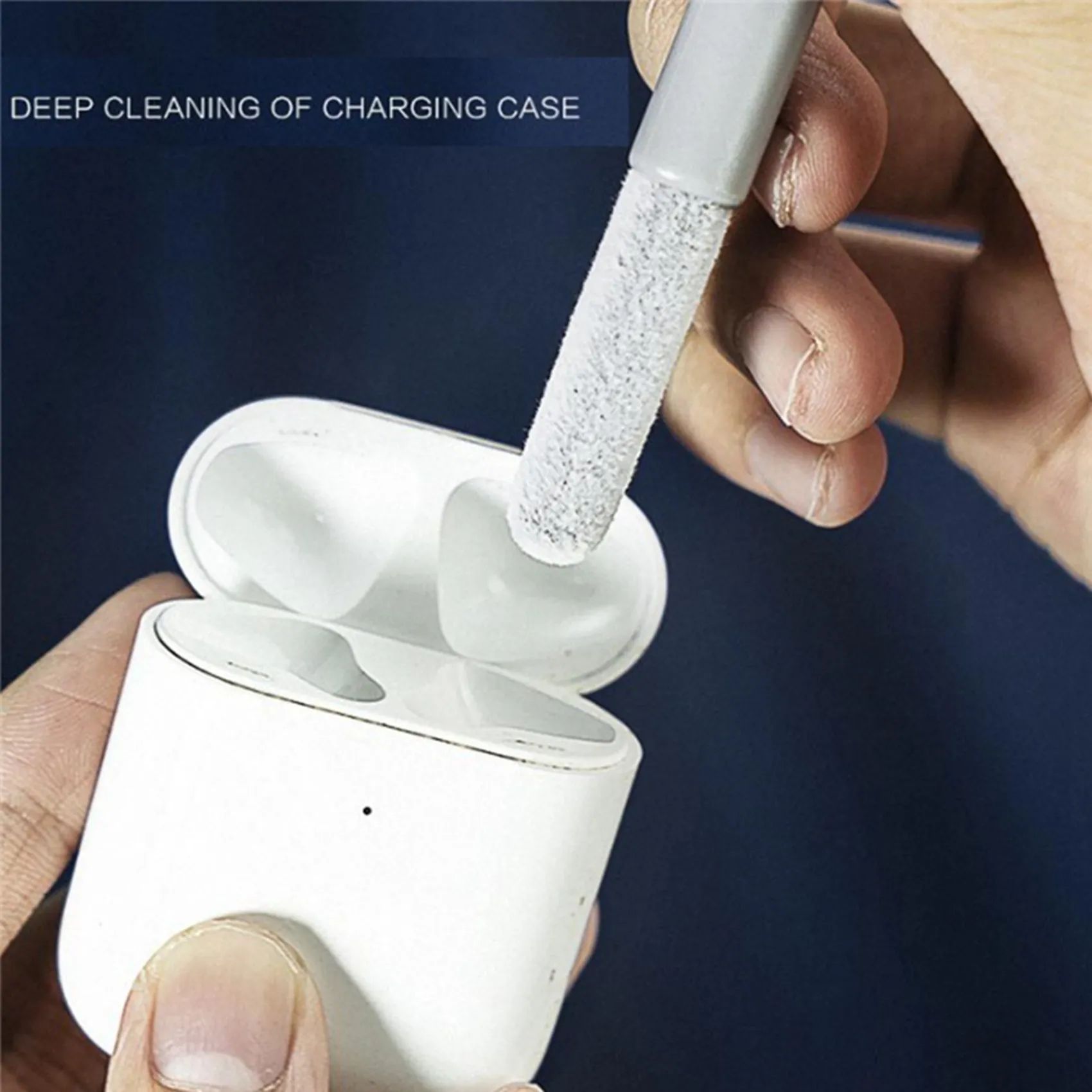 6 in 1 Cleaner Kit Computer Earphone Cleaner Brush Keyboard Cleaning Tool Screen Wipe Cloth for Headphone Phone Laptop