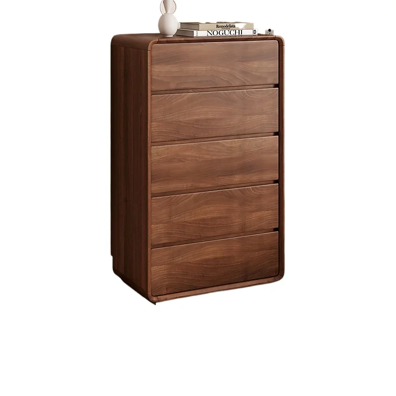 

Storage cabinet, master bedroom, nine-chest cabinet at the end of the bed, solid wood model, living room locker against the wall