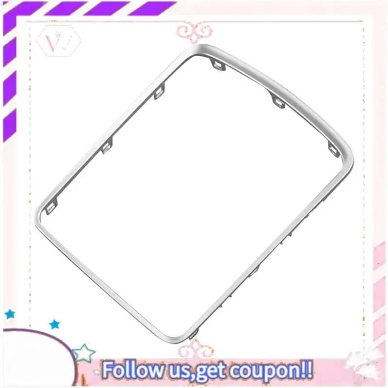 A76T-8K0864260 Chrome Central Console Frame Trim For A4 B8 A5 S5 Q5 RS4 RS5 Gear Shift Knob Frame Transmission Base Trim