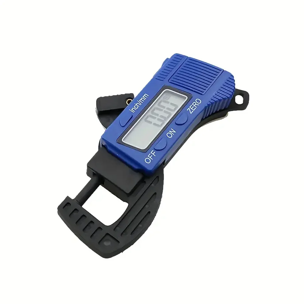 0-12.7mm Digital Thickness Gauge, Digital Display Measuring Tool Inch/Millimeter Conversion Portable Quick Mini Caliper