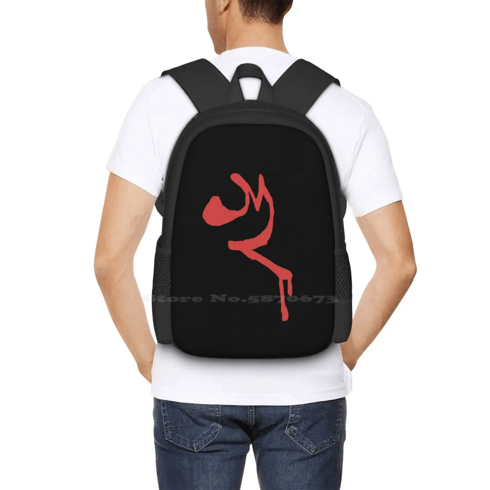 Red Leader Insignia Teen College Student Rucksack Muster Design Taschen Ew Tord Tord Larsson Edds world Tord Edds world Red Leader