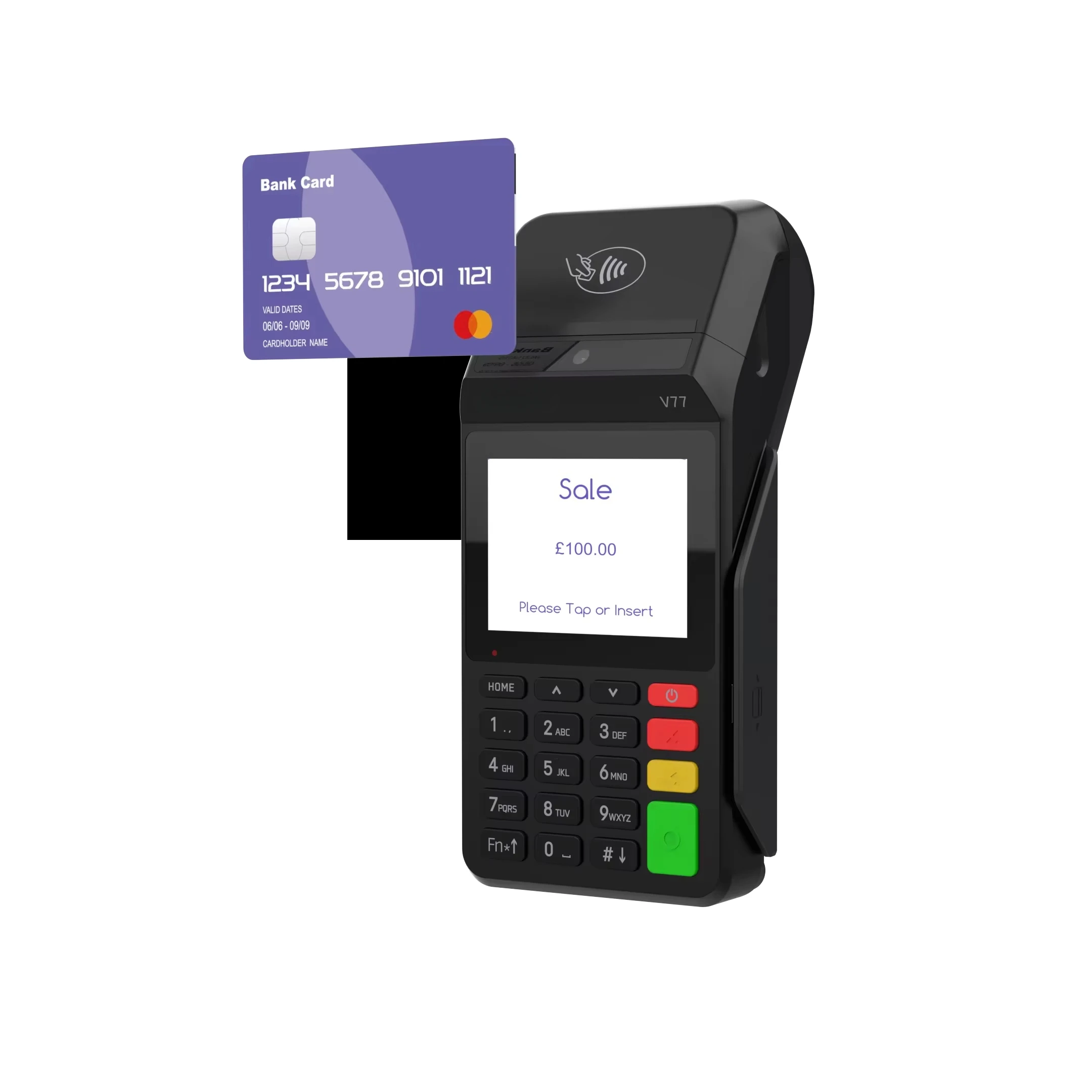 آلة محطية POS التقليدية المحمولة غير المتصلة بالإنترنت