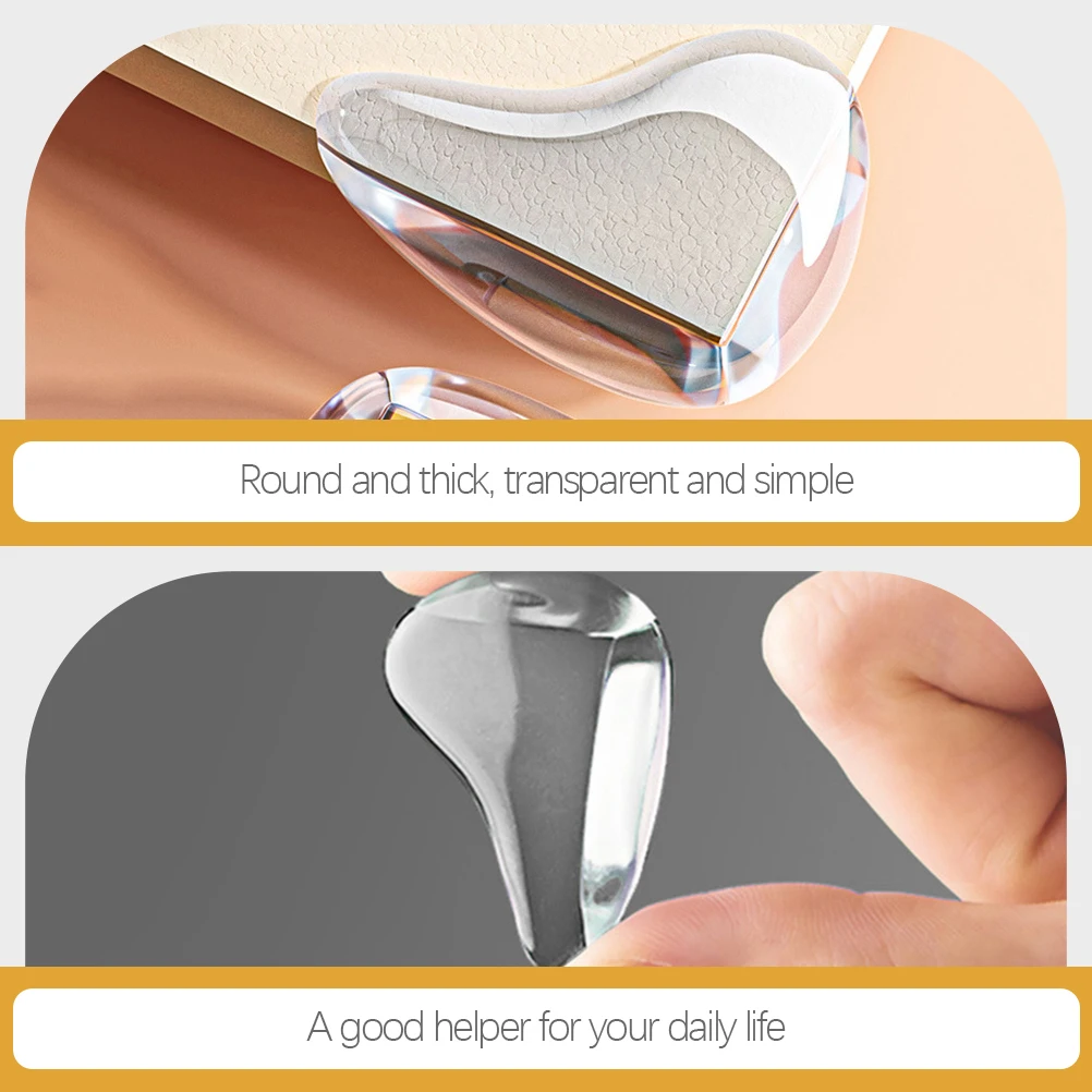 

10Pcs Baby Proof Corner Protectors Silicone Furniture Edge Guards Transparent Protective Guards for Tables Cribs and Desks