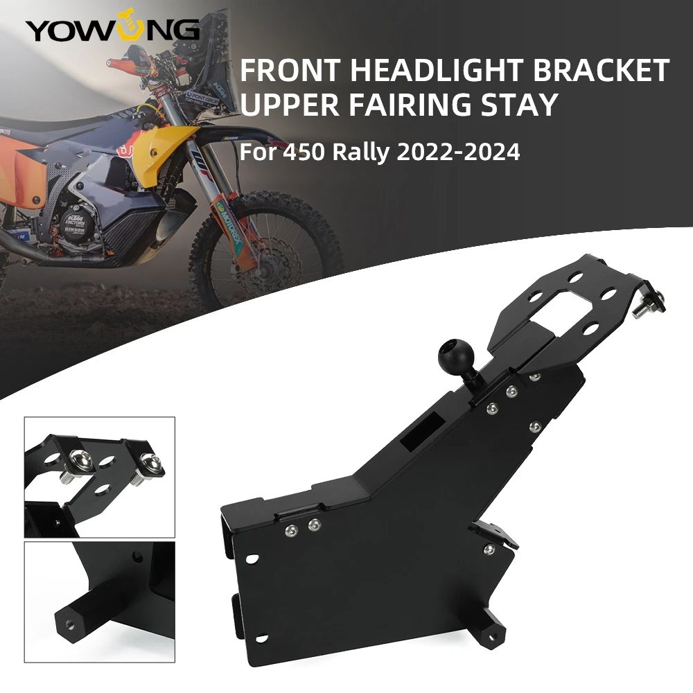 

Motorcycle Accessories For KOVE 450 Rally 450Rally Headlight Bracket Upper Fairing Stay Head Cowling Headlamp Holder Navigation