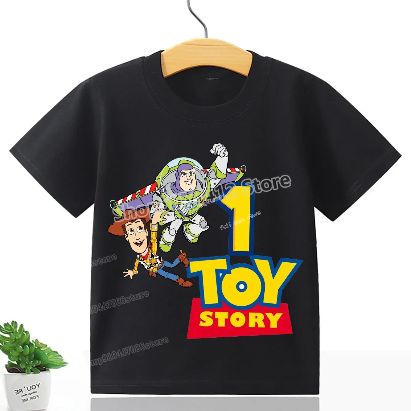 Toy Story Number 1-10 Kids T-shirt Cute Birthday T Shirt Disney Anime Cartoons Casual Clothes Girl Boy Tees Short Sleeve Tops