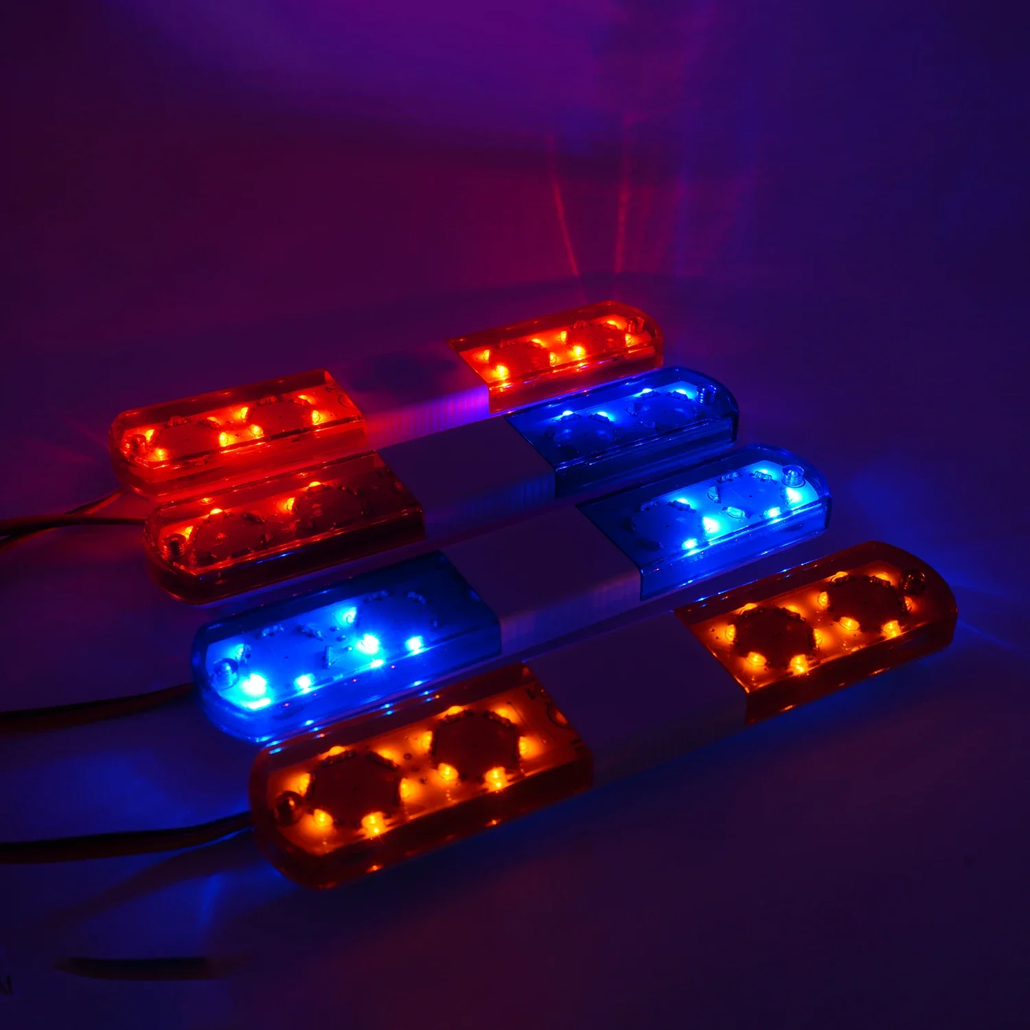 1/8 1/10 1/14 RC Car 115/145mm LED Police Flash Alarming Light for Kyosho Traxxas Tamiya HSP Axial Scx10 D90 DIY Toy Accessories