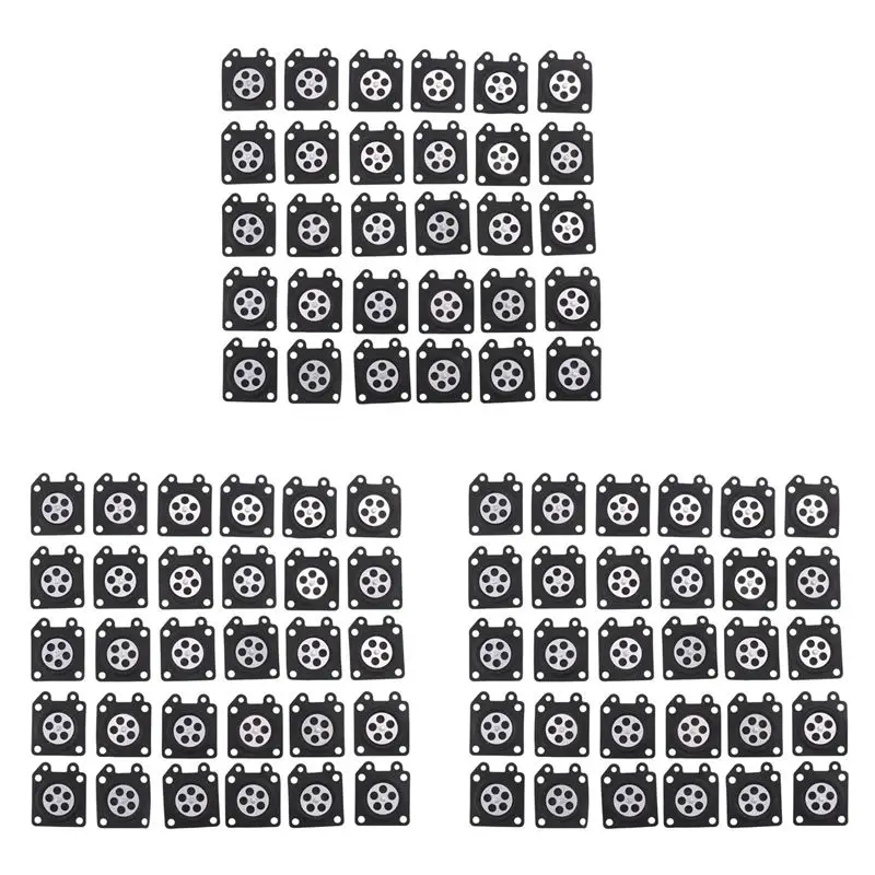 90Pcs Carburetor Parts Chainsaw Carburetor Membrane Pads For Zama Chainsaw Carburetor 2500/3800/4500/5800 Accessories-[LUCK 9]