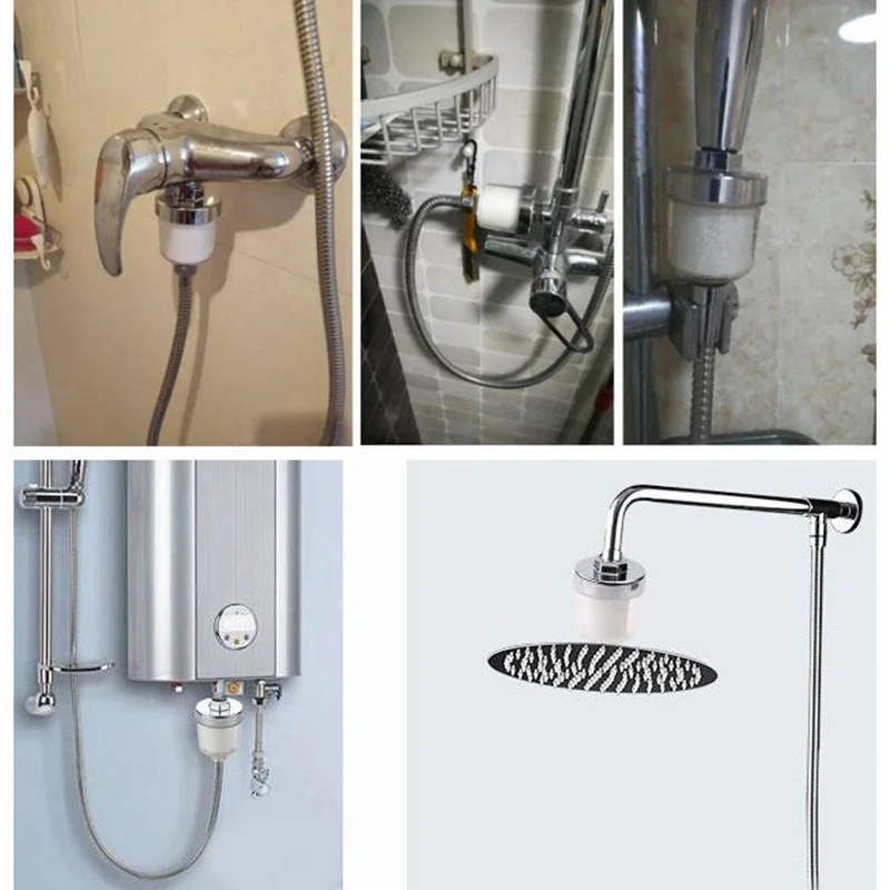 Universal Shower Filter PP Cotton 5 Micron Purifier Output Home Kitchen Faucet Front Purification Strainer Bathroom Accessories