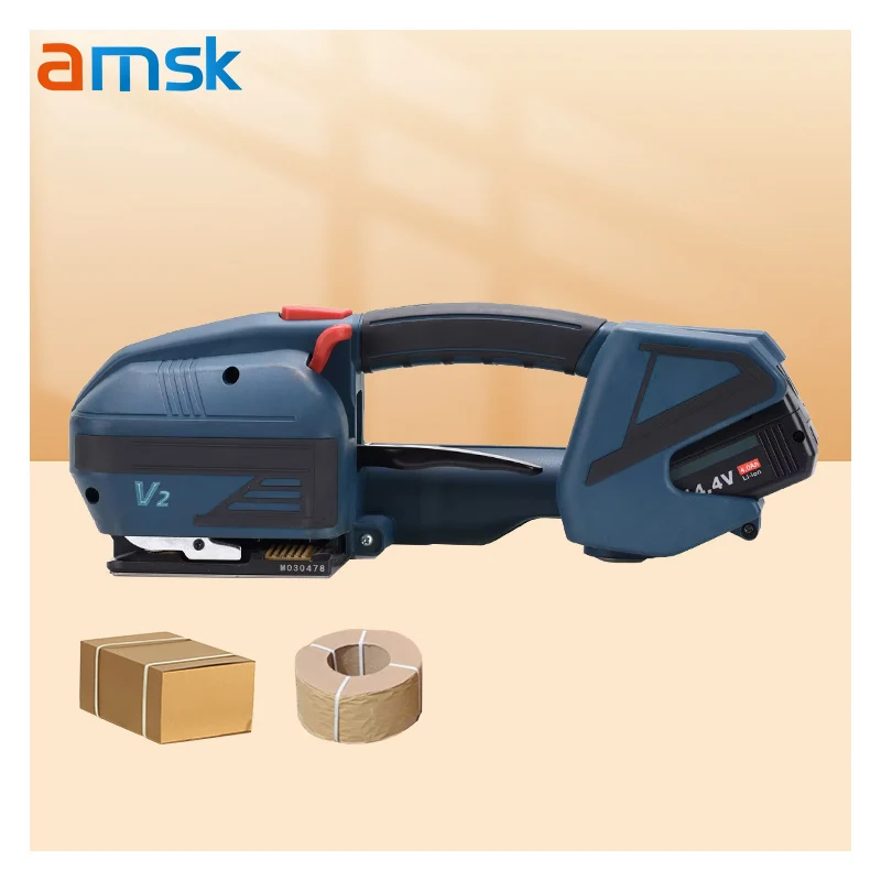 

V2 Manual Strip Jumbo Bag Binding Strap Machine Pallet PP/PET Automatic Battery Powered Strapping Machine
