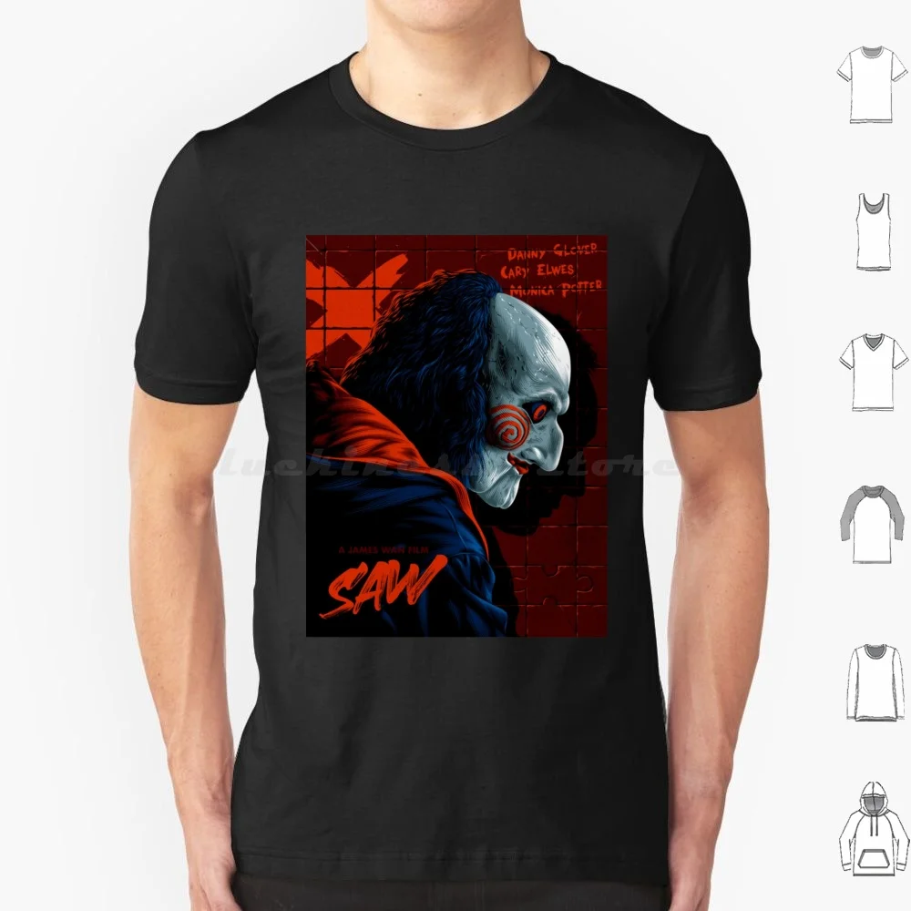 Saw Movie 2023 Fan Unique Design T Shirt Big Size 100% Cotton Saw Movie Saw Saw 2 Horror Movie Saw 3 Saw 1 Saw 2023 Set Movie