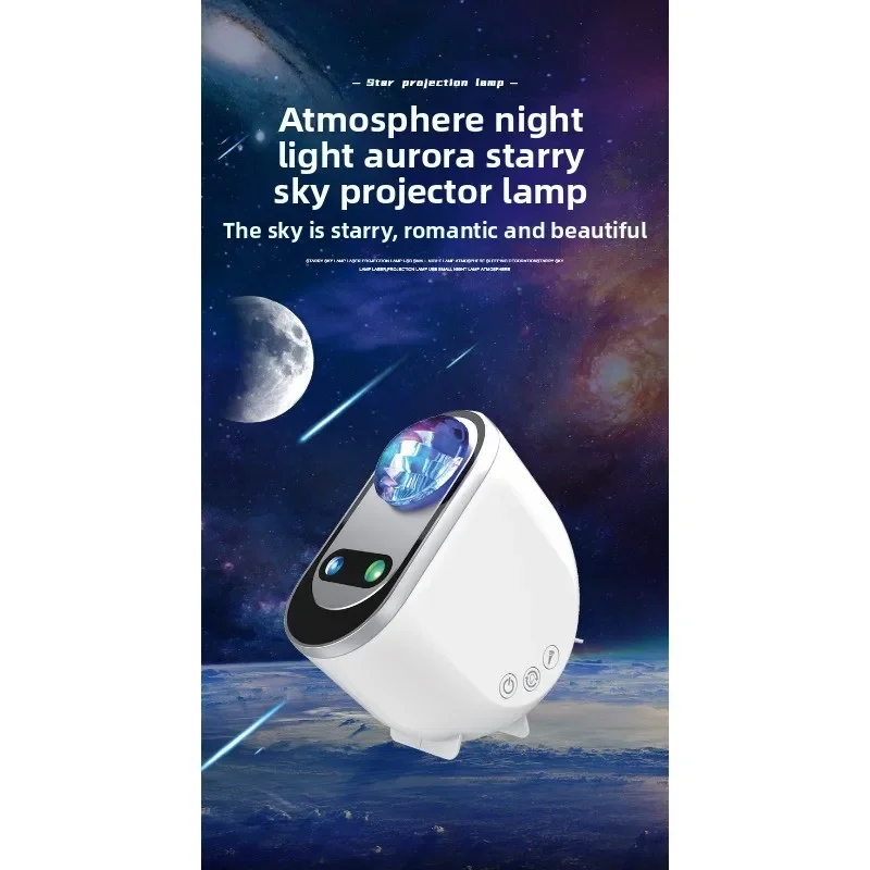 Starry Sky Light Bluetooth Laser Projection Light Indoor Atmosphere Surrounding Light USB Rotating Music Remote Control