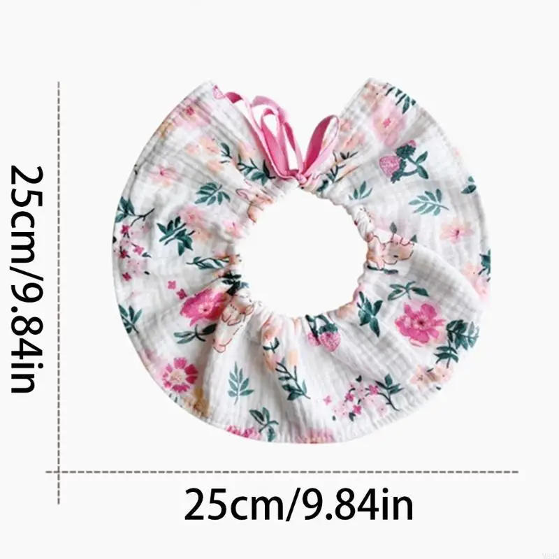 مرايل M89C بيبي باندانا لعاب الأطفال من القطن للجنسين الأولاد والبنات للتسنين وسيلان اللعاب #6