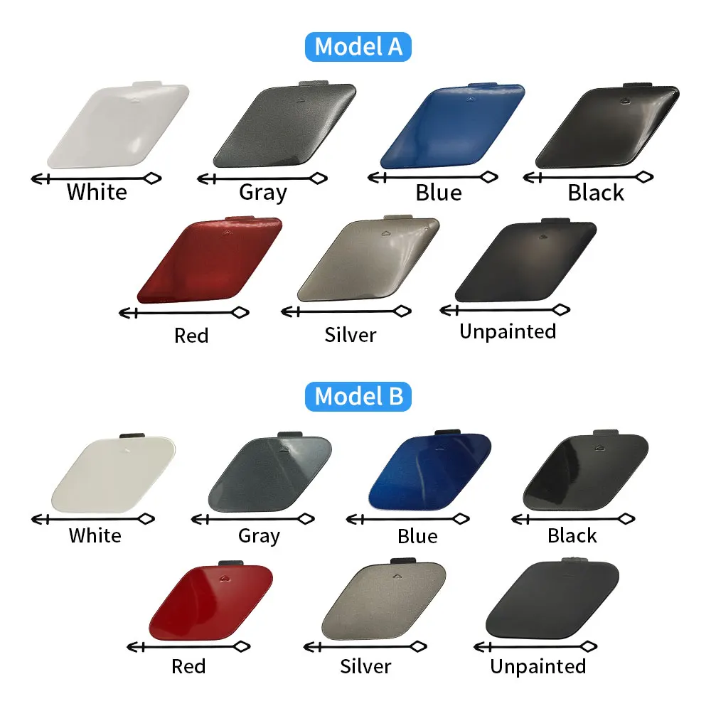 For BMW F30  Car Rear Bumper Tow Hook Cover Cap Black White For BMW 3 Series 318 320 323    330 335 51127312748 51127384417